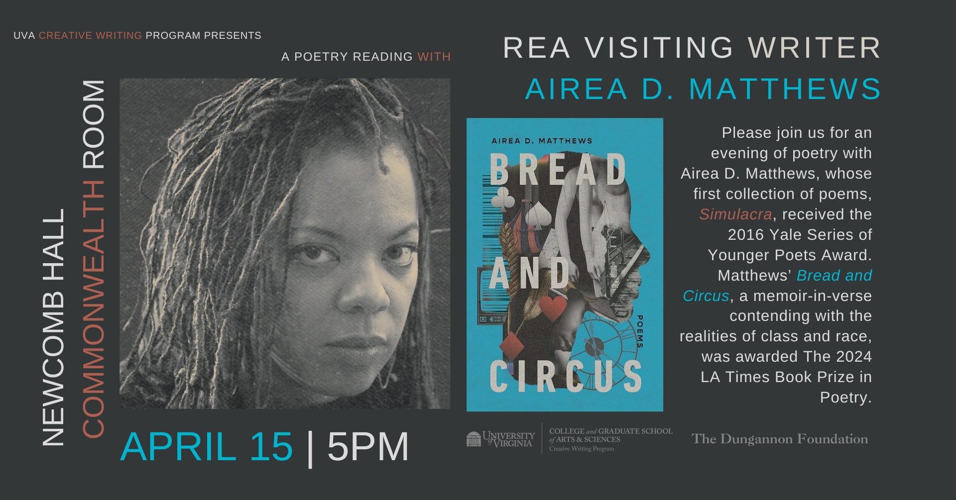 Rea Visiting Writer Airea D. Matthews Poetry Reading